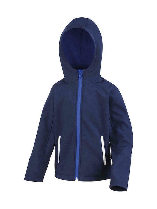 Wasserdichtes Kinder Sport Jacke Kurz mit Kapuze Lila