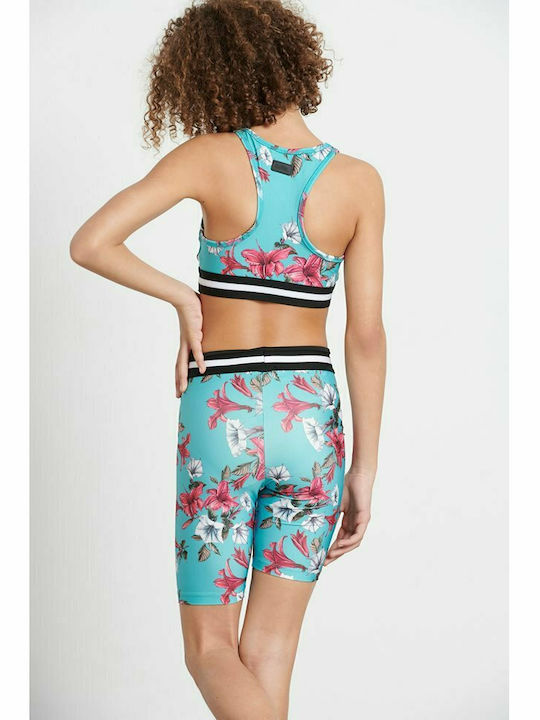 Kids Legging Sports Short Blue