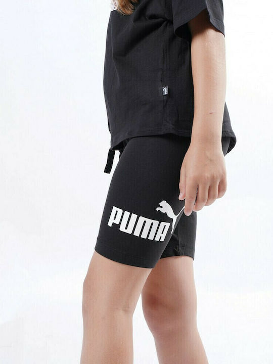 Kids Legging Sports Short Black