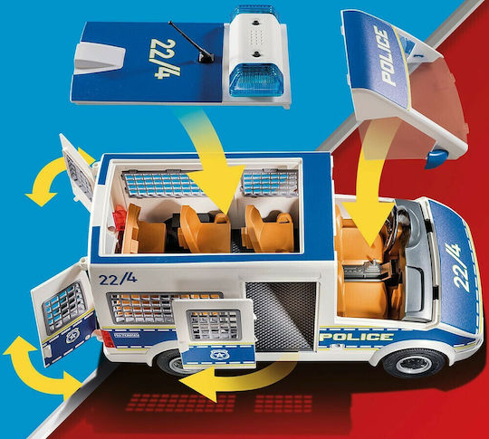 Playmobil Stadt Aktion Polizeibus für 4-10 Jahre