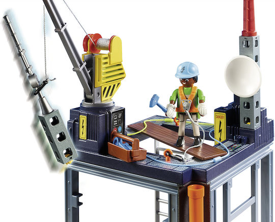 Playmobil City Action Construction with Lifting Crane for 4-10 years old