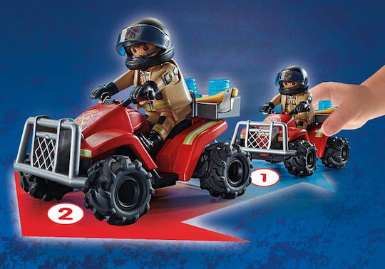 Playmobil City Action Fire Rescue Quad για 4-10 ετών