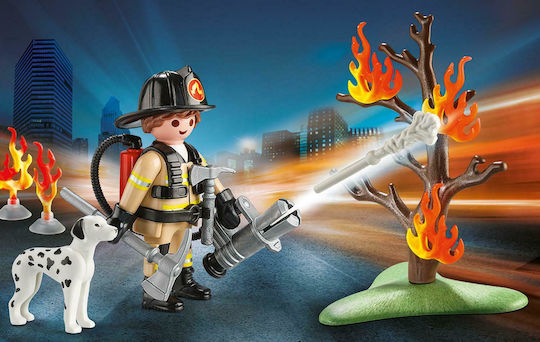 Playmobil Βαλιτσάκι City Action Fire Rescue για 4 ετών