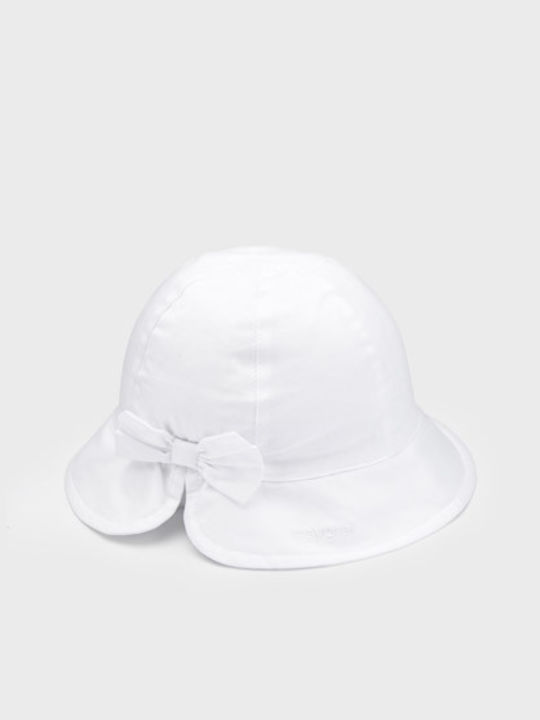 Mayoral Kids' Hat Bucket Fabric Ecofriends White