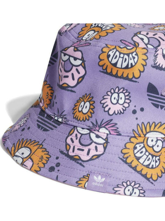 adidas Παιδικό Καπέλο Bucket Λιλά