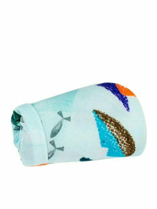 Buff Kids' Hat Jockey Fabric Cap Otom Sky Light Blue