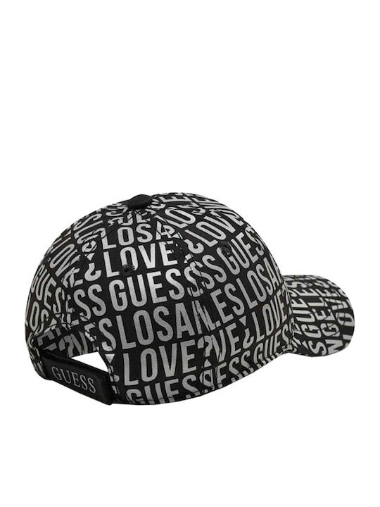 Guess Kids' Hat Jockey Fabric BASEBALL Black