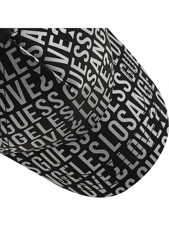 Guess Kids' Hat Jockey Fabric BASEBALL Black