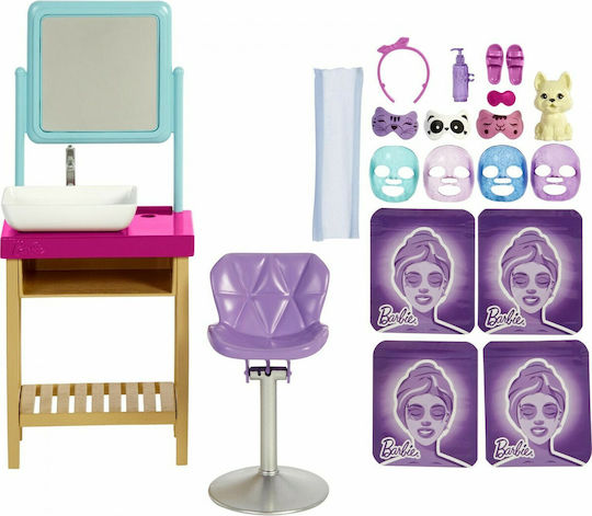 Barbie Wellness Σπα Σετ Κούκλας για 3+ Ετών 29εκ.