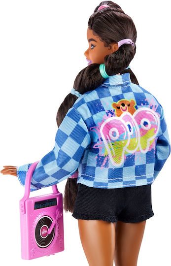 Barbie Pet & Fashion Pack Doll Clothes Extra Bear Denim Jacket & Music Accessories for 3+ years+ Years