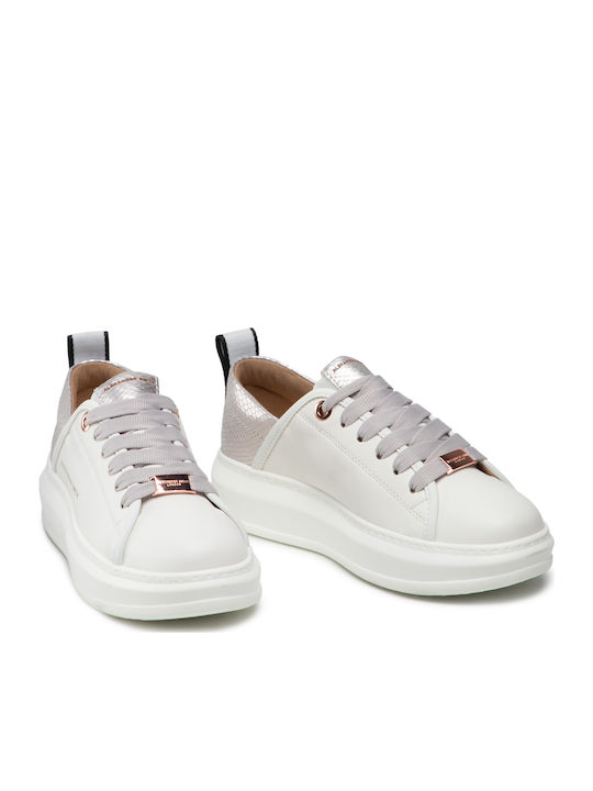 Alexander Smith Eco Wembley Γυναικεία Flatforms Sneakers Λευκά