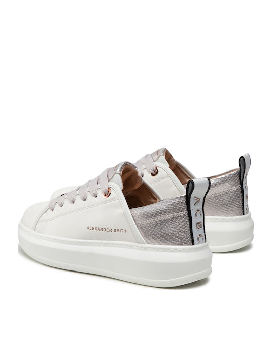 Alexander Smith Eco Wembley Γυναικεία Flatforms Sneakers Λευκά