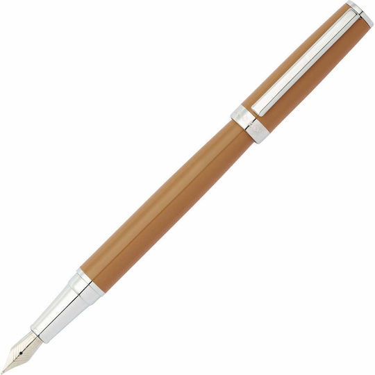 Boss Gear Icon Writing Pen Brown