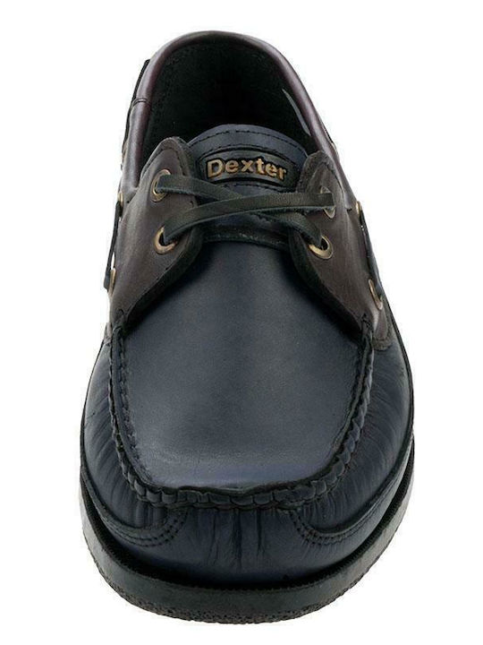 Δερμάτινα Ανδρικά Boat Shoes σε Μπλε Χρώμα