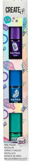 Canenco Kinder-Nagellacke 3 Stück Mehrfach (Verschiedene Designs)