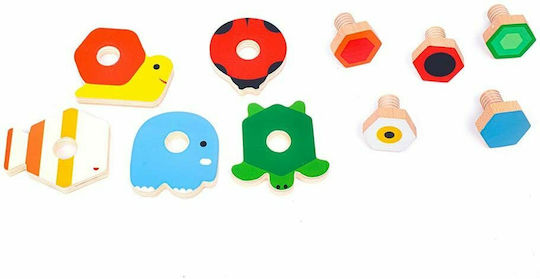 Djeco Holz-Bauspielzeug Tourna Basic für Kinder ab 3+ Jahren