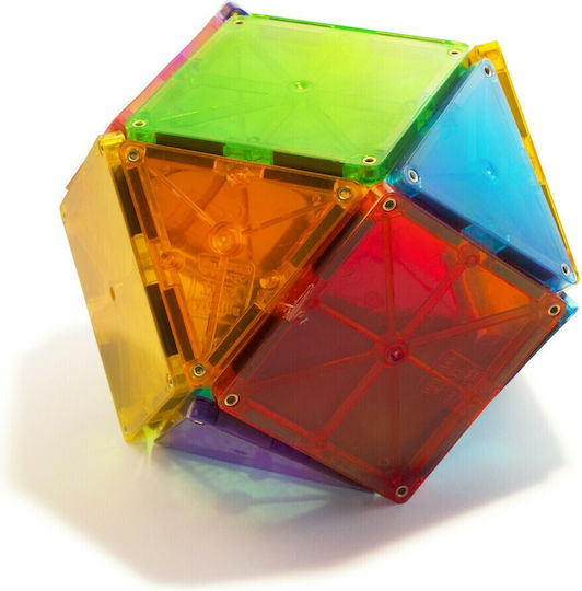 Magna-Tiles Magnetic Construction Toy Clear Colors for Children 3+ years+ Years