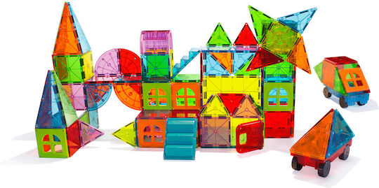 Magna-Tiles Magnetisches Spielzeug Bau- und Konstruktionsspielzeug Klare Farben Metropolis Für Kinder Ab 3 Jahren