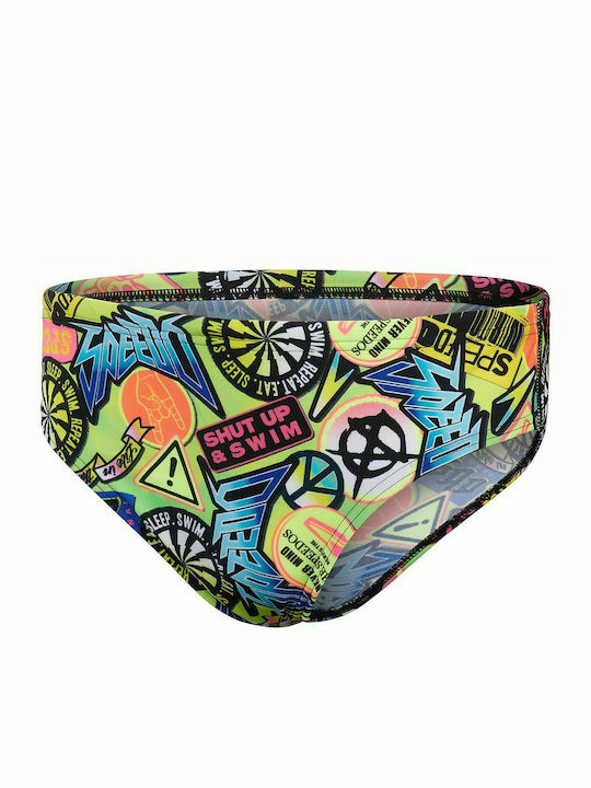 Speedo Kids Swim Briefs Green