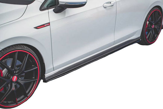 Carner Μαρσπιέ Αυτοκινήτου Πλαϊνά Συμβατά με Volkswagen Golf VIII 2020+ GTI & R Γυαλιστερό Μαύρο