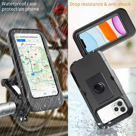 Mount Phone Motorcycle with Waterproof Case 6.5" for Steering Wheel