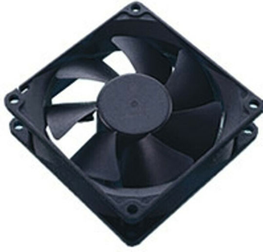 Akasa AK-181BK-S Case Fan 80mm (1800rpm / 22.79cfm) Χωρίς Led Φωτισμό και Σύνδεση 3-Pin
