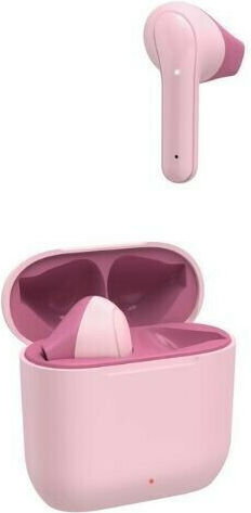 HAMA Freedom Light Earbud Bluetooth Handsfree Earphones with Charging Case Pink