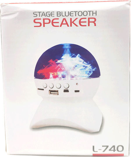 L740 Bluetooth Speaker 3W with Radio and Battery Life up to 6 hours White
