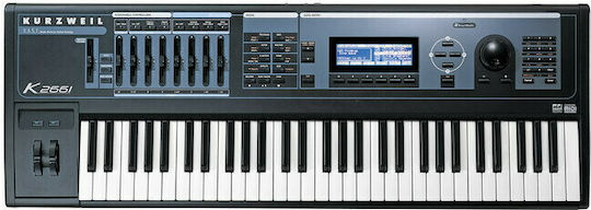 Kurzweil Synthesizer K2661 με 61 Δυναμικά Πλήκτρα Μαύρο