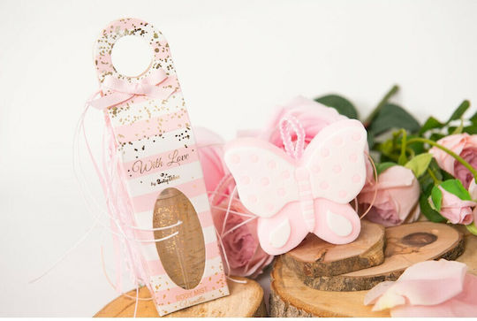 Christening Favor with Butterfly Soap