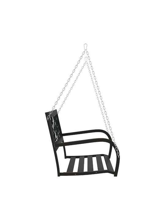 Leagăn suspendat 2 sloturi Plastic Negru L125xL53.5xH42cm