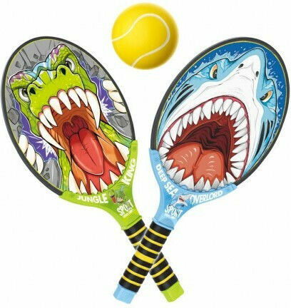 Diakakis Kids Beach Rackets with 2 Balls