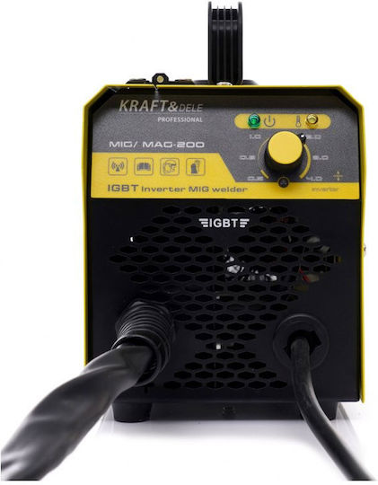 Kraft & Dele Електрожен Inverter MAG / MIG с Максимален Ток на Заваряване 200Спецификация