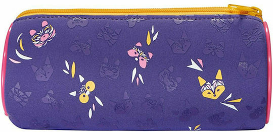 Maped Mini Cute Pencil Case Barrel Purple