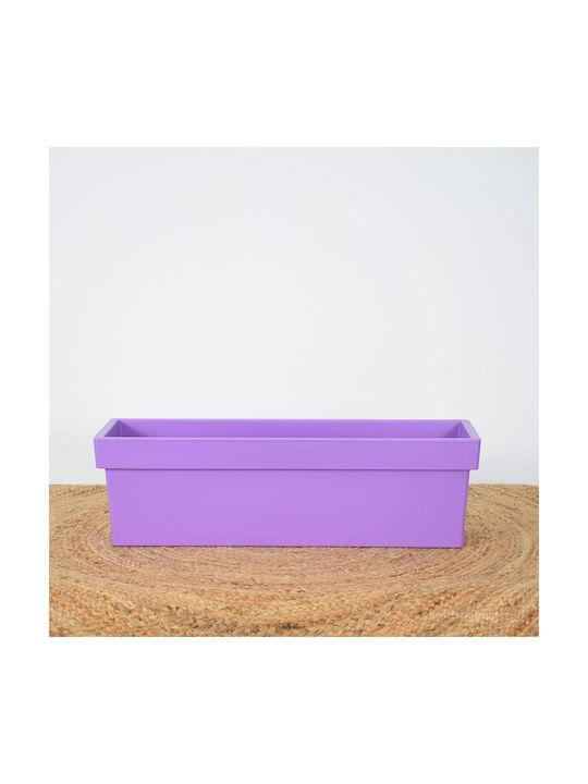 Viomes Linea 823 Planter Box 58x17cm în Violet Culoare