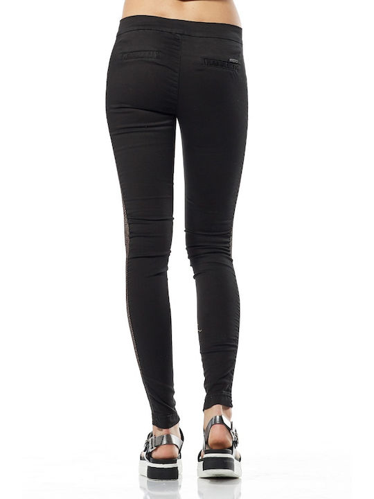 Edward Jeans Tate V Femei Tesatura Pantaloni Negru