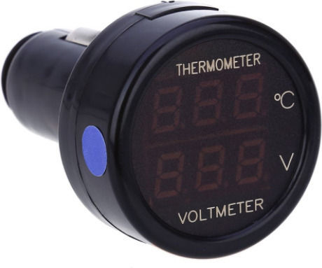 Carsun Car Voltmeter Digital Instrument 39mm 12V