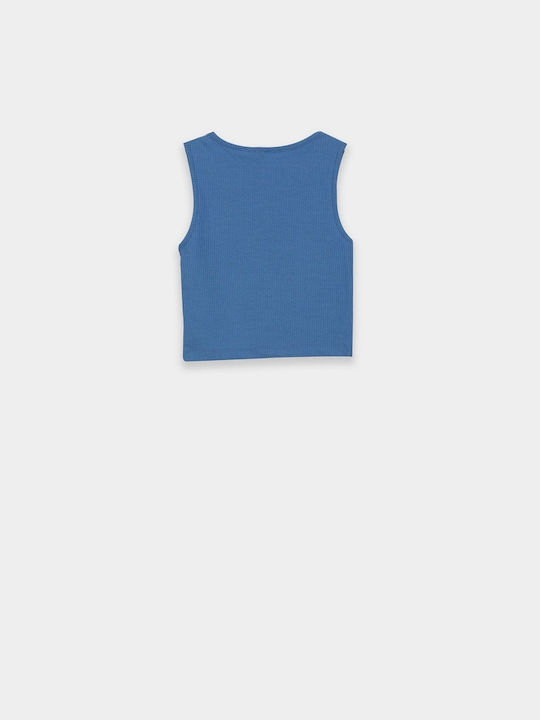 Tiffosi Children's Crop Top Sleeveless Blue