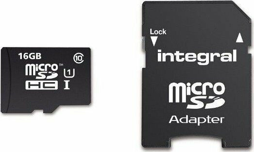 Integral Ultimapro microSDHC 16GB Klasse 10 U1 mit Adapter
