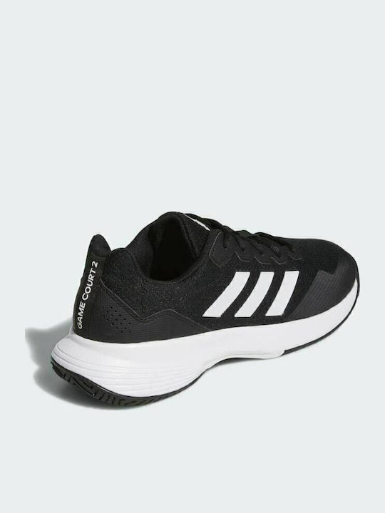 adidas Gamecourt 2.0 Men's Tennis Shoes for Hard Courts Core Black / Cloud White