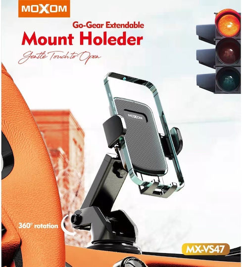 Moxom MX-VS47 Car Mobile Mount with Adjustable Hooks Black