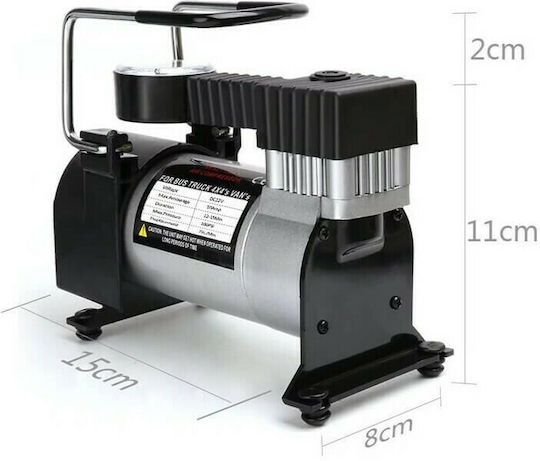 Τρόμπα Αυτοκινήτου 100PSI με Καλώδιο Αναπτήρα 12V