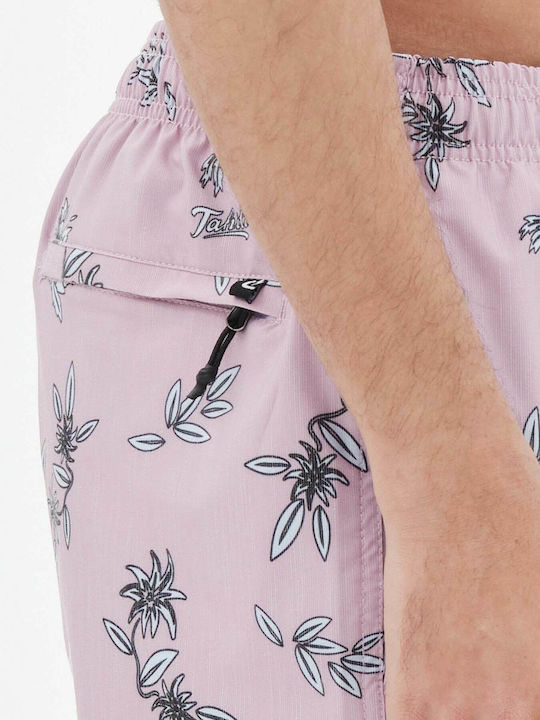 Men's Swimwear Shorts Pink With Patterns