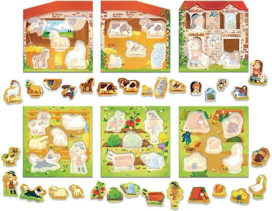 AS Φάρμα STEM Educational Game Knowledge Sapientino for 2-5 Years Old