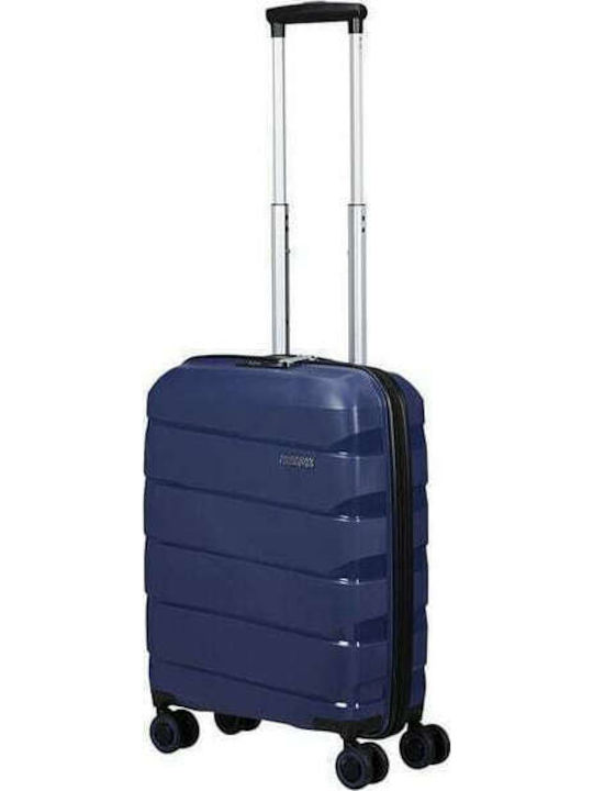 American Tourister Air Move Spinner Cabin Travel Suitcase Hard Blue with 4 Wheels Height 55cm 139254-1552