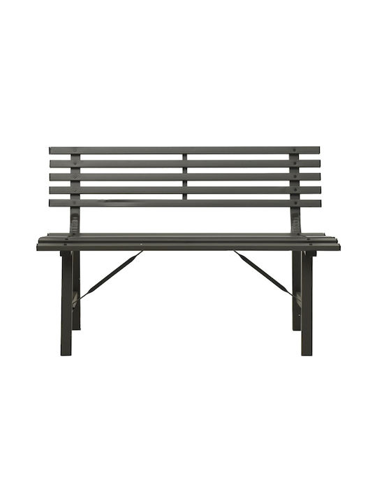Bench Outdoor Metal Black 110x59x76.5cm