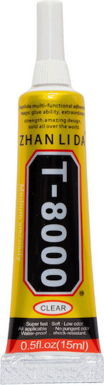 Zhanlida Clear T8000 Κατασκευαστική Κόλλα Διάφανη 50ml