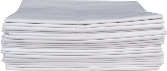 Astron Italy Percale Hotel Sheet White Single 160x250cm Cotton & Polyester