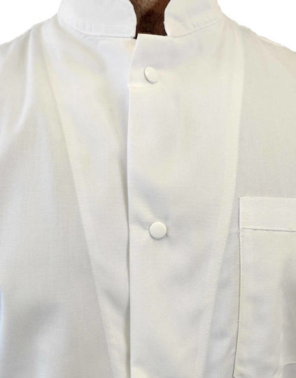 Palatino Medizinischer Verbandskittel Weiß aus Baumwolle und Polyester