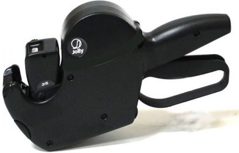 Jolly S16 Mechanical Handheld Label Maker 2 Row in Black Color